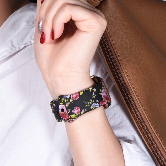FLORAL APPLE WATCHBAND WATCH BAND 38/40mm 40/42mm - Picture 2 of 5